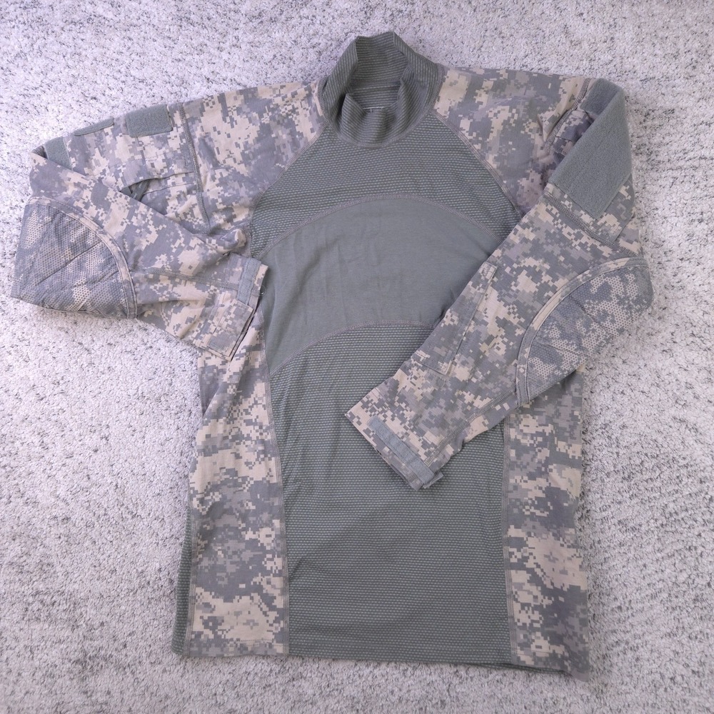 Massif Army Combat Shirt Mens Small Digital Camouflage Green 8415-01-548-7201